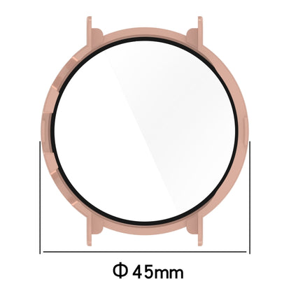 For Huawei Watch GT 4 41mm PC + Tempered Film Integrated Watch Protective Case(Pink) by buy2fix