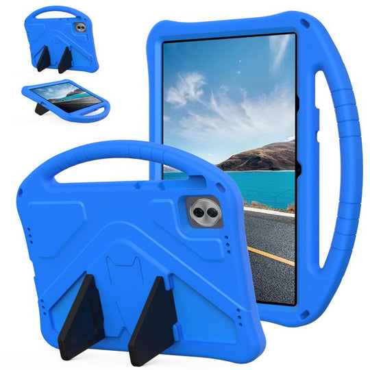 For Honor Pad 10 2025 EVA Shockproof Tablet Case with Holder(Blue)
