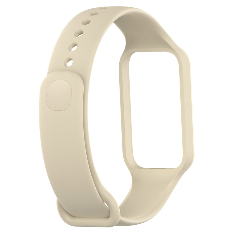 For Xiaomi Mi Band 8 Active Solid Color Integrated Silicone Watch Band(Stralight Color) - Watch Bands by buy2fix | Online Shopping UK | buy2fix