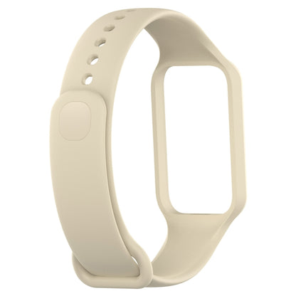 For Xiaomi Mi Band 8 Active Solid Color Integrated Silicone Watch Band(Stralight Color) - Watch Bands by buy2fix | Online Shopping UK | buy2fix