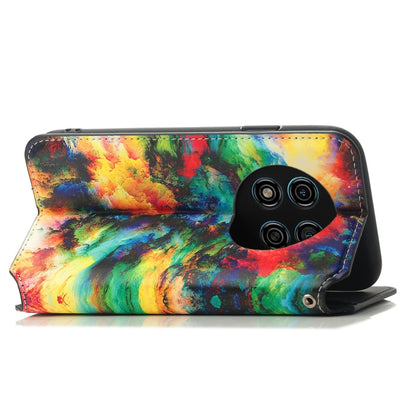 For Ulefone Note 15 CaseNeo Colorful Magnetic Leather Phone Case(Colorful Cloud) by buy2fix