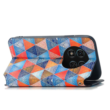 For Ulefone Note 15 CaseNeo Colorful Magnetic Leather Phone Case(Rhombus Mandala) by buy2fix