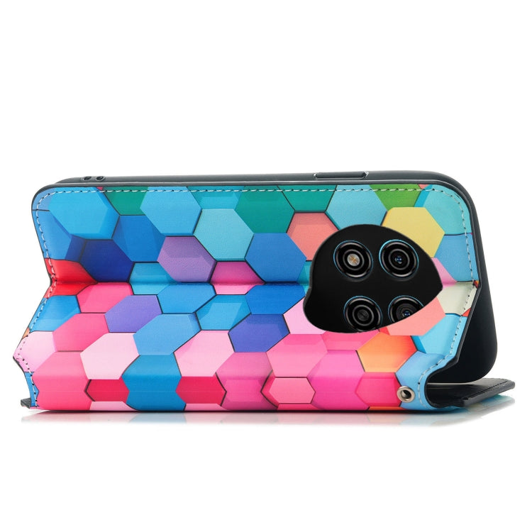 For Ulefone Note 15 CaseNeo Colorful Magnetic Leather Phone Case(Colorful Cube) by buy2fix