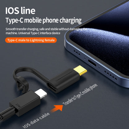 8 Pin to USB-C / Type-C 3.1 OTG Adapter(Black) by buy2fix