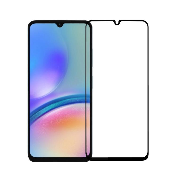 For Samsung Galaxy A05s PINWUYO 9H 2.5D Full Screen Tempered Glass Film(Black) - Galaxy Tempered Glass by PINWUYO | Online Shopping UK | buy2fix