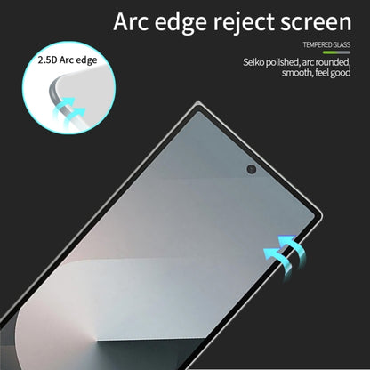 For Samsung Galaxy Z Fold6 PINWUYO 9H 2.5D Full Screen Tempered Glass Film(Black) - Galaxy Tempered Glass by PINWUYO | Online Shopping UK | buy2fix