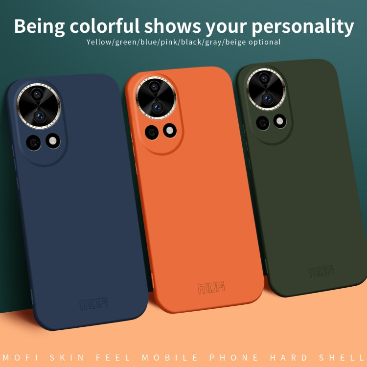 For Huawei nova 12 Pro / 12 Ultra MOFI Qin Series Skin Feel All-inclusive PC Phone Case(Blue) - Huawei Cases by MOFI | Online Shopping UK | buy2fix