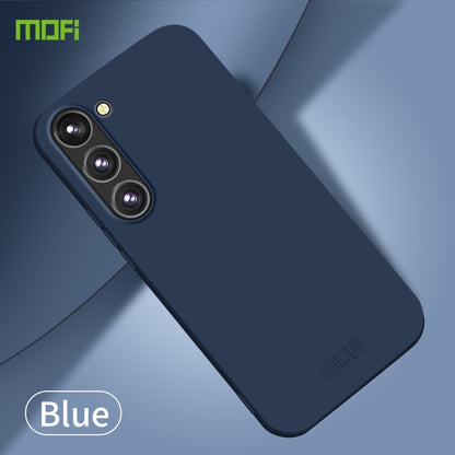 For Samsung Galaxy S23 5G MOFI Qin Series Skin Feel All-inclusive PC Phone Case(Blue) - Galaxy S23 5G Cases by MOFI | Online Shopping UK | buy2fix