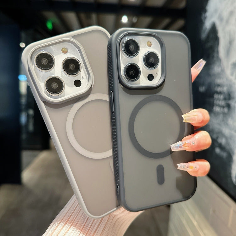 For iPhone 17 Pro Max Transparent TPU Hybrid PC Magsafe Phone Case(Blue) - iPhone 17 Pro Max Cases by buy2fix | Online Shopping UK | buy2fix