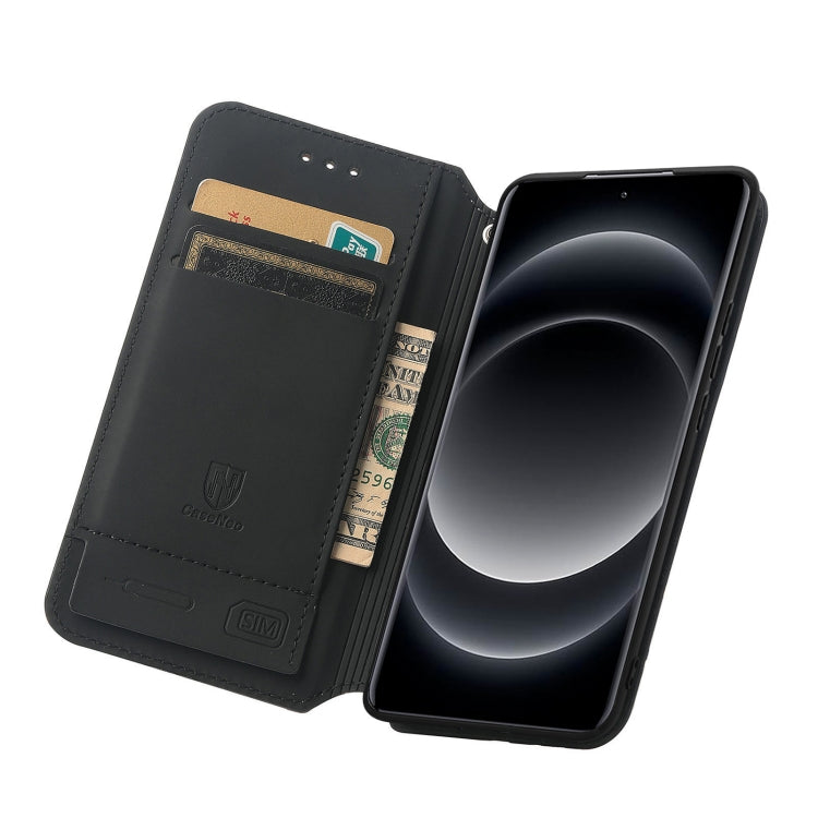 For Xiaomi 14 Ultra CaseNeo Colorful Magnetic Leather Phone Case(Rhombus Mandala) - Xiaomi 14 Ultra Cases by buy2fix | Online Shopping UK | buy2fix