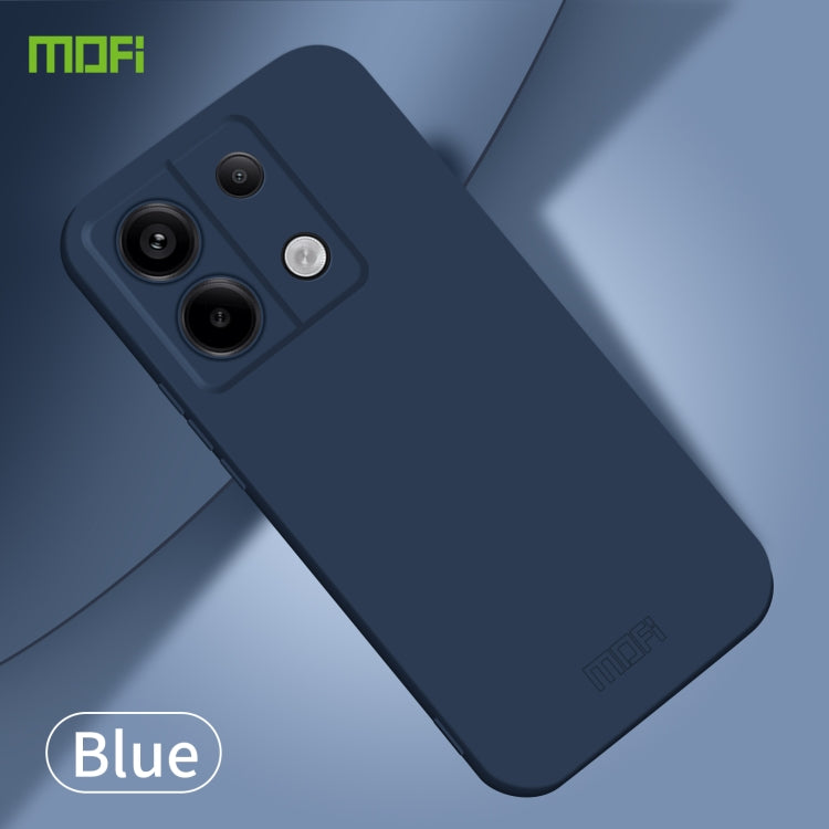 For Xiaomi Redmi Note 13 5G MOFI Qin Series Skin Feel All-inclusive PC Phone Case(Blue) - Xiaomi Cases by MOFI | Online Shopping UK | buy2fix