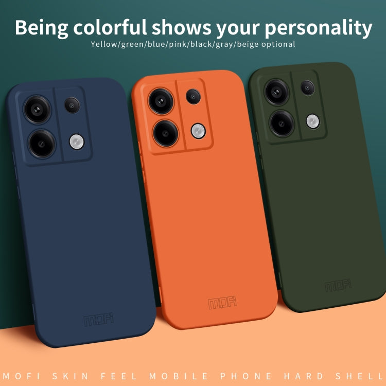 For Xiaomi Redmi Note 13 5G MOFI Qin Series Skin Feel All-inclusive PC Phone Case(Blue) - Xiaomi Cases by MOFI | Online Shopping UK | buy2fix