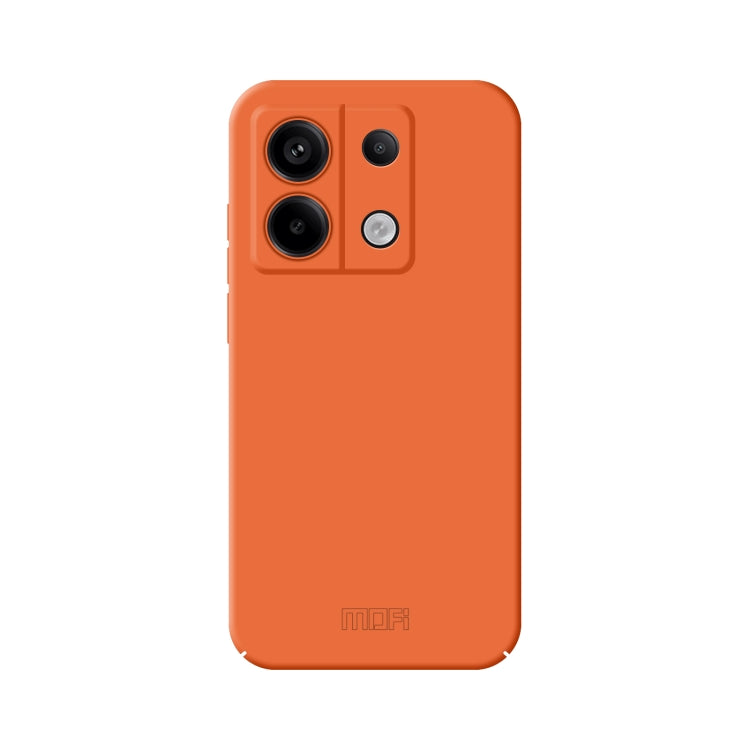 For Xiaomi Redmi Note 13 5G MOFI Qin Series Skin Feel All-inclusive PC Phone Case(Orange) - Xiaomi Cases by MOFI | Online Shopping UK | buy2fix