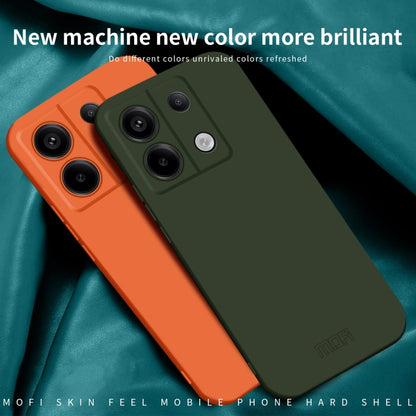 For Xiaomi Redmi Note 13 5G MOFI Qin Series Skin Feel All-inclusive PC Phone Case(Orange) - Xiaomi Cases by MOFI | Online Shopping UK | buy2fix