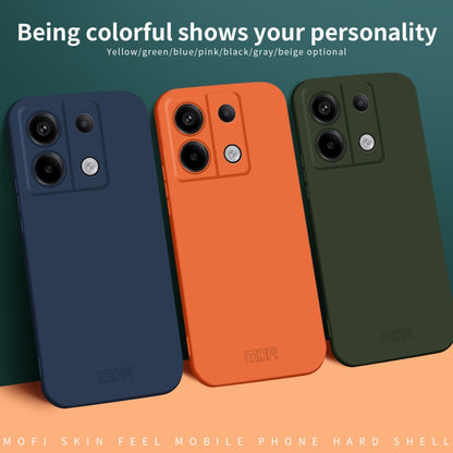 For Xiaomi Redmi Note 13 5G MOFI Qin Series Skin Feel All-inclusive PC Phone Case(Orange) - Xiaomi Cases by MOFI | Online Shopping UK | buy2fix