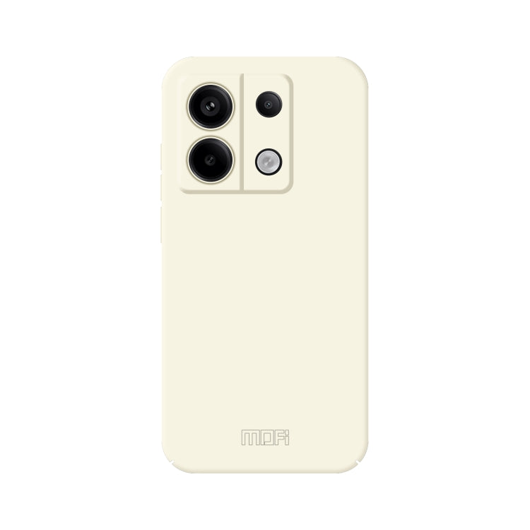 For Xiaomi Redmi Note 13 5G MOFI Qin Series Skin Feel All-inclusive PC Phone Case(Beige) - Xiaomi Cases by MOFI | Online Shopping UK | buy2fix