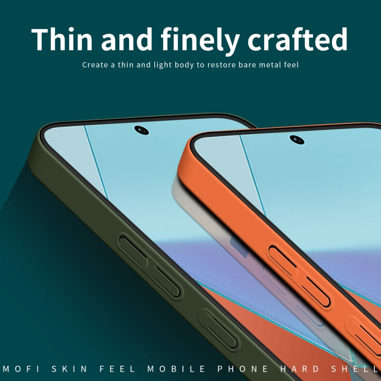 For Xiaomi Redmi Note 13 5G MOFI Qin Series Skin Feel All-inclusive PC Phone Case(Beige) - Xiaomi Cases by MOFI | Online Shopping UK | buy2fix