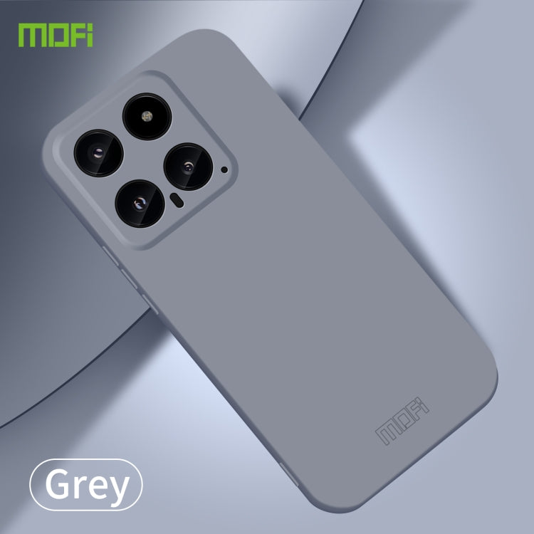 For Xiaomi 14 MOFI Qin Series Skin Feel All-inclusive PC Phone Case(Gray) - Xiaomi Cases by MOFI | Online Shopping UK | buy2fix
