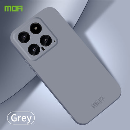 For Xiaomi 14 MOFI Qin Series Skin Feel All-inclusive PC Phone Case(Gray) - Xiaomi Cases by MOFI | Online Shopping UK | buy2fix