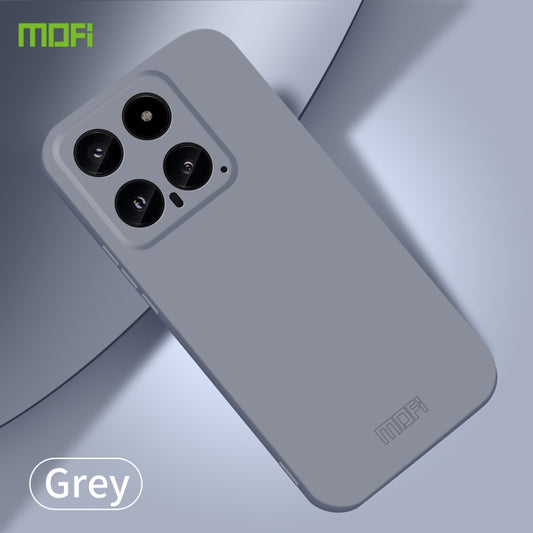 For Xiaomi 14 MOFI Qin Series Skin Feel All-inclusive PC Phone Case(Gray) - Xiaomi Cases by MOFI | Online Shopping UK | buy2fix