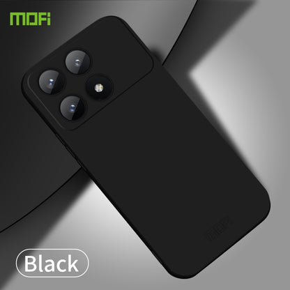 For Xiaomi Redmi K70E MOFI Qin Series Skin Feel All-inclusive PC Phone Case(Black) - Xiaomi Cases by MOFI | Online Shopping UK | buy2fix