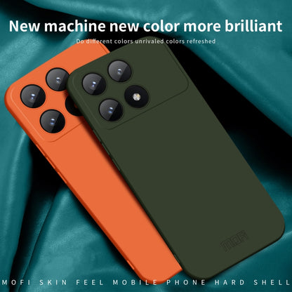 For Xiaomi Redmi K70E MOFI Qin Series Skin Feel All-inclusive PC Phone Case(Black) - Xiaomi Cases by MOFI | Online Shopping UK | buy2fix