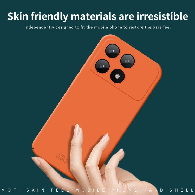 For Xiaomi Redmi K70E MOFI Qin Series Skin Feel All-inclusive PC Phone Case(Black) - Xiaomi Cases by MOFI | Online Shopping UK | buy2fix