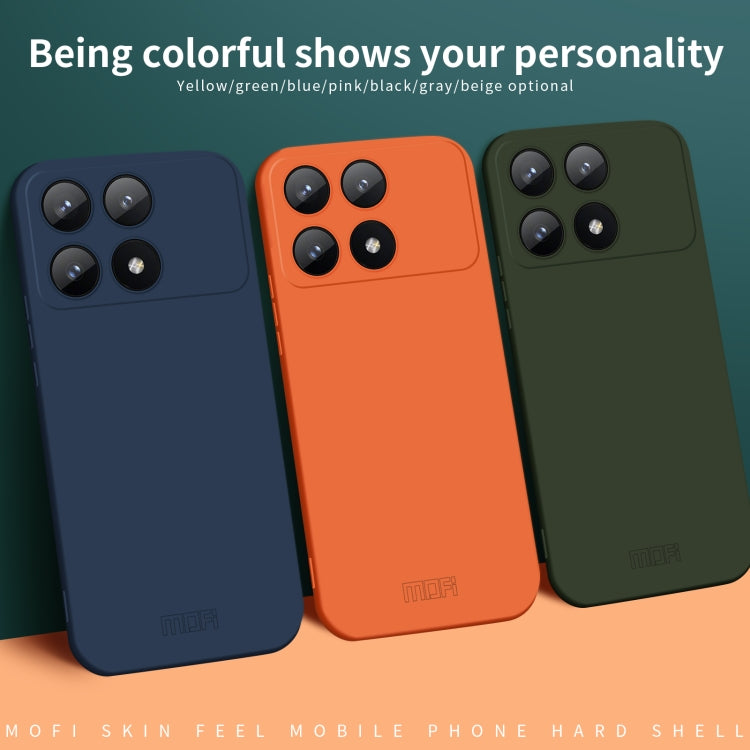 For Xiaomi Redmi K70E MOFI Qin Series Skin Feel All-inclusive PC Phone Case(Black) - Xiaomi Cases by MOFI | Online Shopping UK | buy2fix