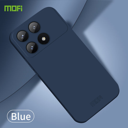 For Xiaomi Redmi K70E MOFI Qin Series Skin Feel All-inclusive PC Phone Case(Blue) - Xiaomi Cases by MOFI | Online Shopping UK | buy2fix