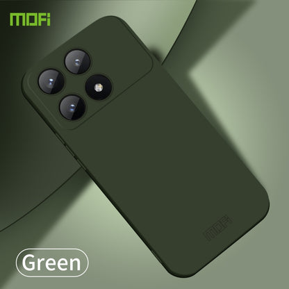 For Xiaomi Redmi K70E MOFI Qin Series Skin Feel All-inclusive PC Phone Case(Green) - Xiaomi Cases by MOFI | Online Shopping UK | buy2fix