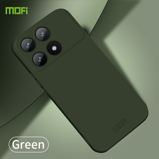 For Xiaomi Redmi K70E MOFI Qin Series Skin Feel All-inclusive PC Phone Case(Green) - Xiaomi Cases by MOFI | Online Shopping UK | buy2fix