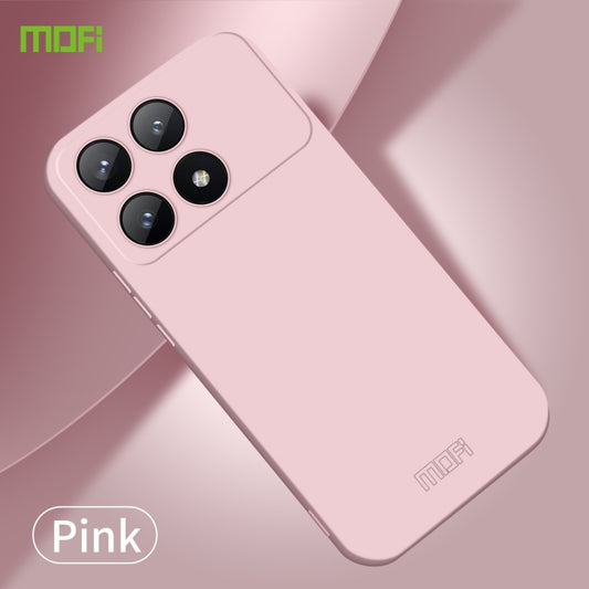 For Xiaomi Redmi K70E MOFI Qin Series Skin Feel All-inclusive PC Phone Case(Pink) - Xiaomi Cases by MOFI | Online Shopping UK | buy2fix