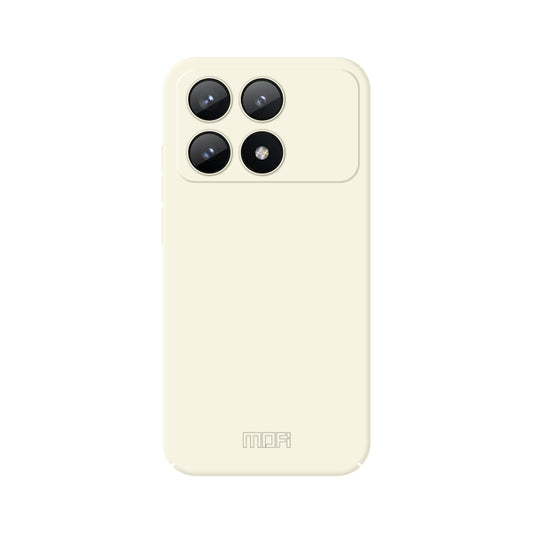 For Xiaomi Redmi K70E MOFI Qin Series Skin Feel All-inclusive PC Phone Case(Beige) - Xiaomi Cases by MOFI | Online Shopping UK | buy2fix
