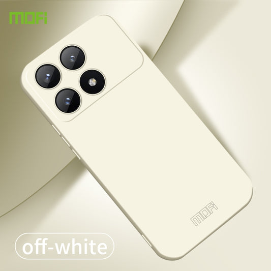 For Xiaomi Redmi K70E MOFI Qin Series Skin Feel All-inclusive PC Phone Case(Beige) - Xiaomi Cases by MOFI | Online Shopping UK | buy2fix