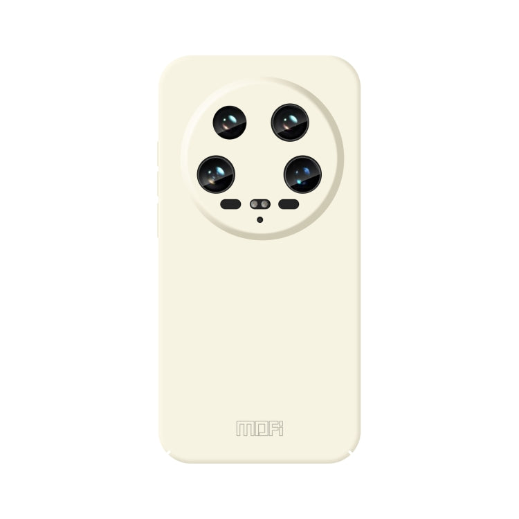 For Xiaomi 14 Ultra MOFI Qin Series Skin Feel All-inclusive PC Phone Case(Beige) - Xiaomi 14 Ultra Cases by MOFI | Online Shopping UK | buy2fix