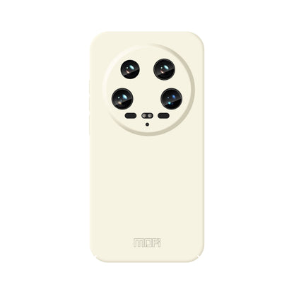 For Xiaomi 14 Ultra MOFI Qin Series Skin Feel All-inclusive PC Phone Case(Beige) - Xiaomi 14 Ultra Cases by MOFI | Online Shopping UK | buy2fix