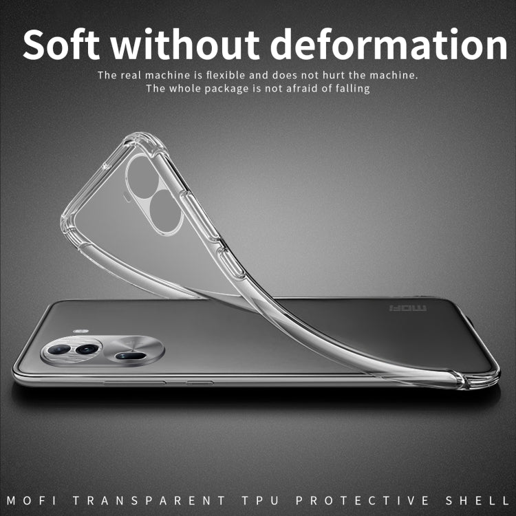 For OPPO Reno11 China MOFI Ming Series Ultra-thin TPU Phone Case(Transparent) - OPPO Cases by MOFI | Online Shopping UK | buy2fix