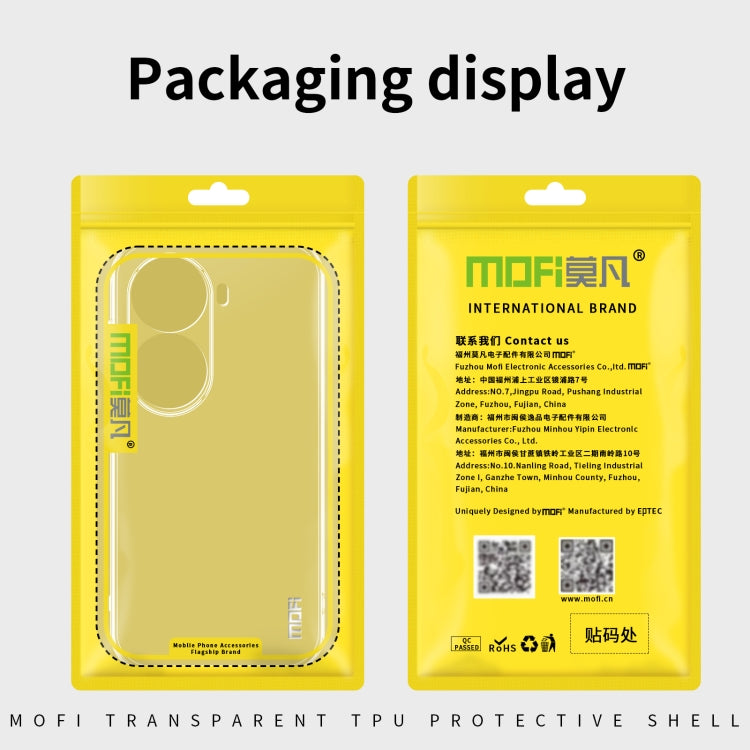 For OPPO Reno11 China MOFI Ming Series Ultra-thin TPU Phone Case(Transparent) - OPPO Cases by MOFI | Online Shopping UK | buy2fix