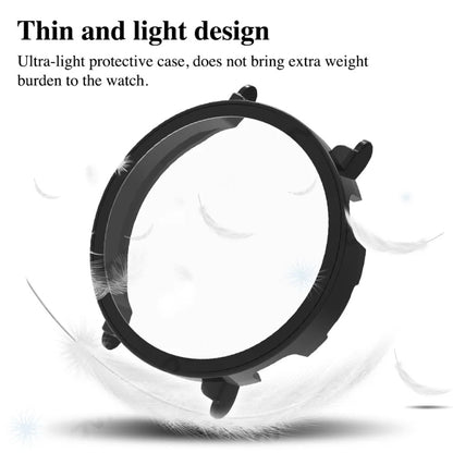 For Huawei Watch GT4 46mm PC + Tempered Film Integrated Watch Protective Case(Black) by buy2fix