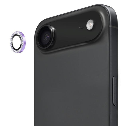 For iPhone 17 Air ENKAY AR Anti-reflection Individual Diamond Ring Camera Lens Glass Full Film(Light Purple) - iPhone 17 Air Tempered Glass by ENKAY | Online Shopping UK | buy2fix