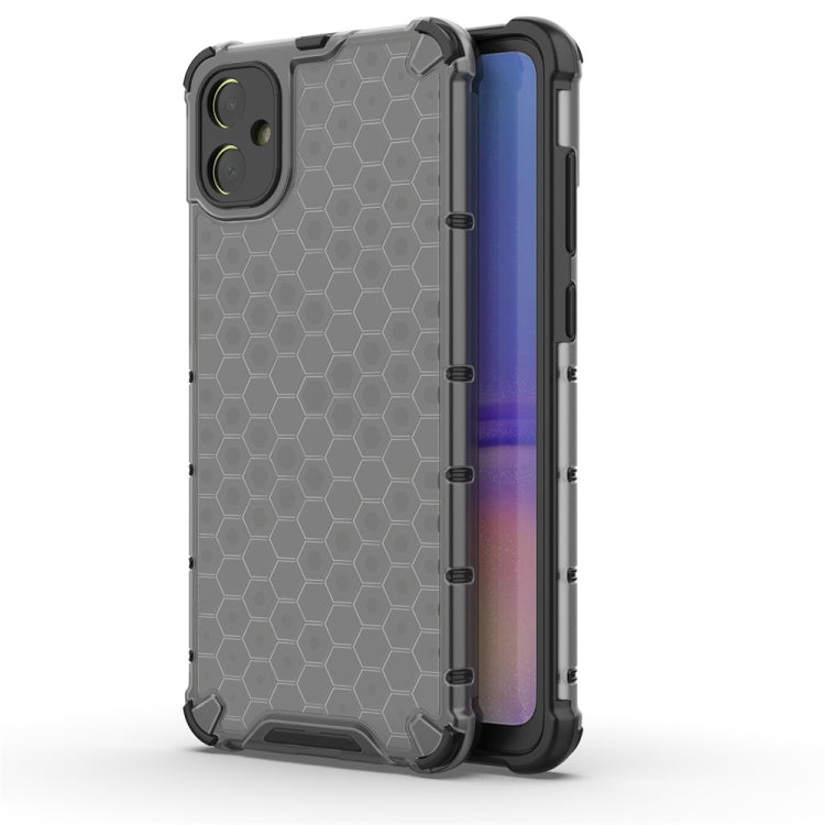 For Samsung Galaxy A05 Shockproof Honeycomb Phone Case(Black) by buy2fix