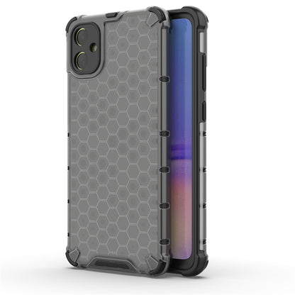 For Samsung Galaxy A05 Shockproof Honeycomb Phone Case(Black) by buy2fix