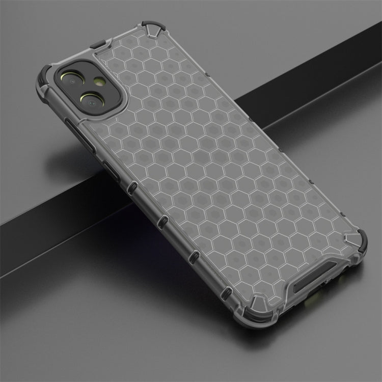 For Samsung Galaxy A05 Shockproof Honeycomb Phone Case(Black) by buy2fix