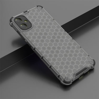 For Samsung Galaxy A05 Shockproof Honeycomb Phone Case(Black) by buy2fix