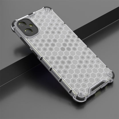 For Samsung Galaxy A05 Shockproof Honeycomb Phone Case(White) by buy2fix