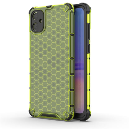 For Samsung Galaxy A05 Shockproof Honeycomb Phone Case(Green) by buy2fix