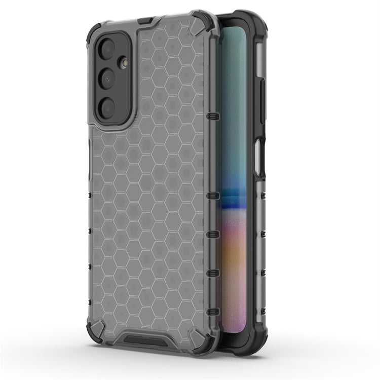 For Samsung Galaxy A05s Shockproof Honeycomb Phone Case(Black) by buy2fix