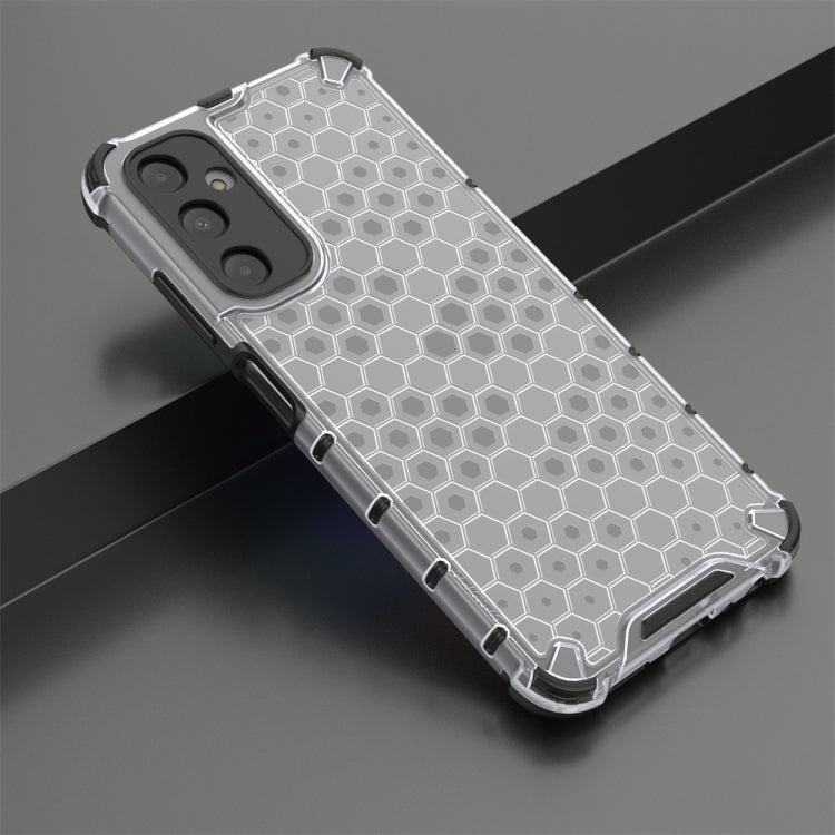 For Samsung Galaxy A05s Shockproof Honeycomb Phone Case(White) by buy2fix