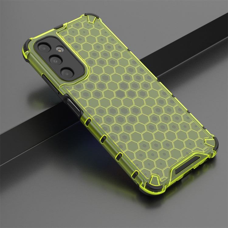 For Samsung Galaxy A05s Shockproof Honeycomb Phone Case(Green) by buy2fix