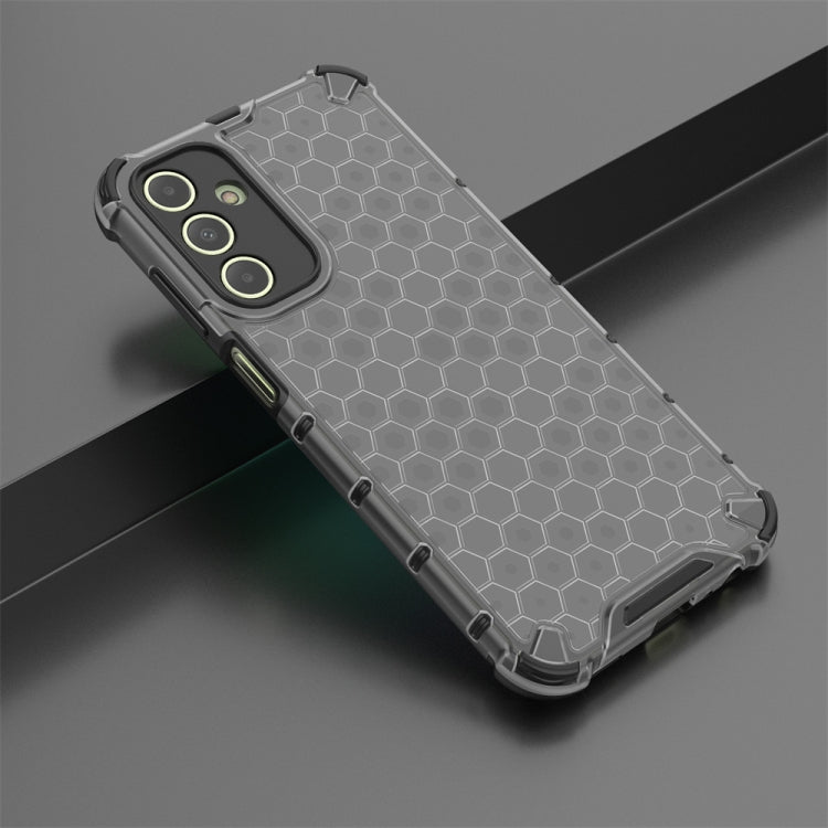 For Samsung Galaxy A15 Shockproof Honeycomb Phone Case(Black) by buy2fix